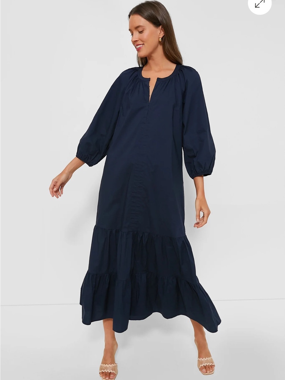 TUCKERNUCK Navy Lyles maxi Dress
Size M navy